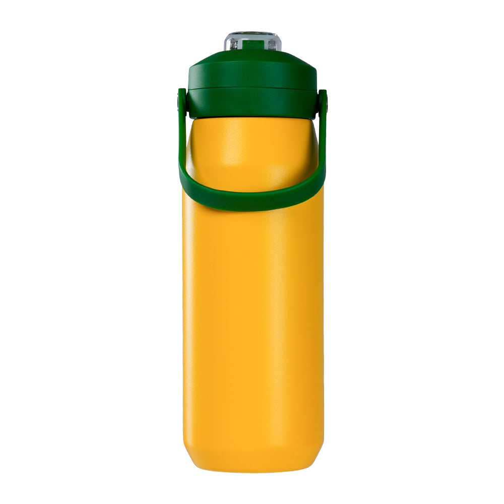 Garrafa Térmica Isomax Brasil 750ml NTK Bebidas Geladas por 24h e Quentes por 8h | Especial Copa do Mundo