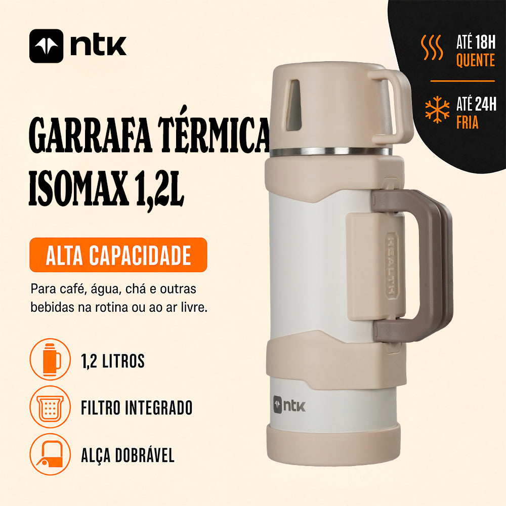 Garrafa Térmica NTK Isomax 1,2L