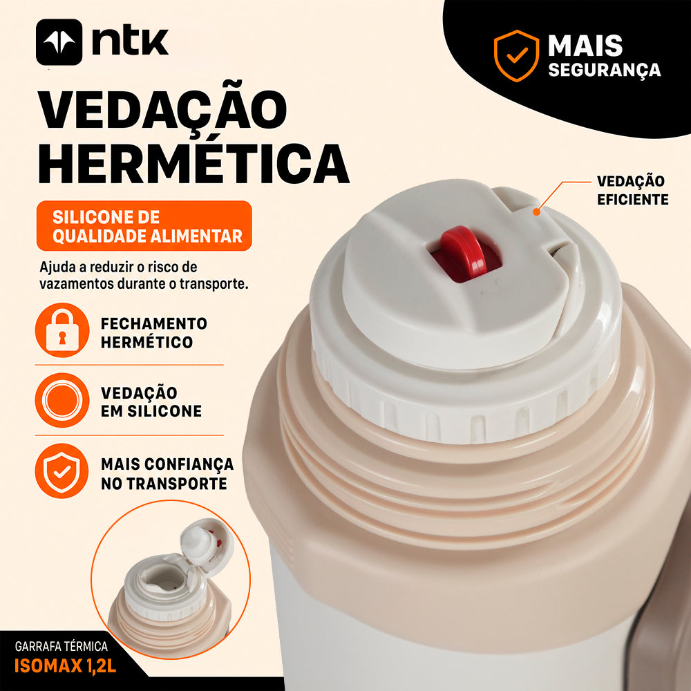Garrafa Térmica NTK Isomax 1,2L