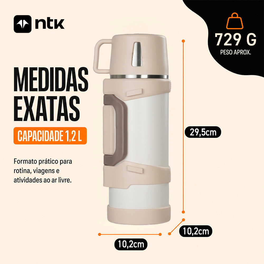 Garrafa Térmica NTK Isomax 1,2L