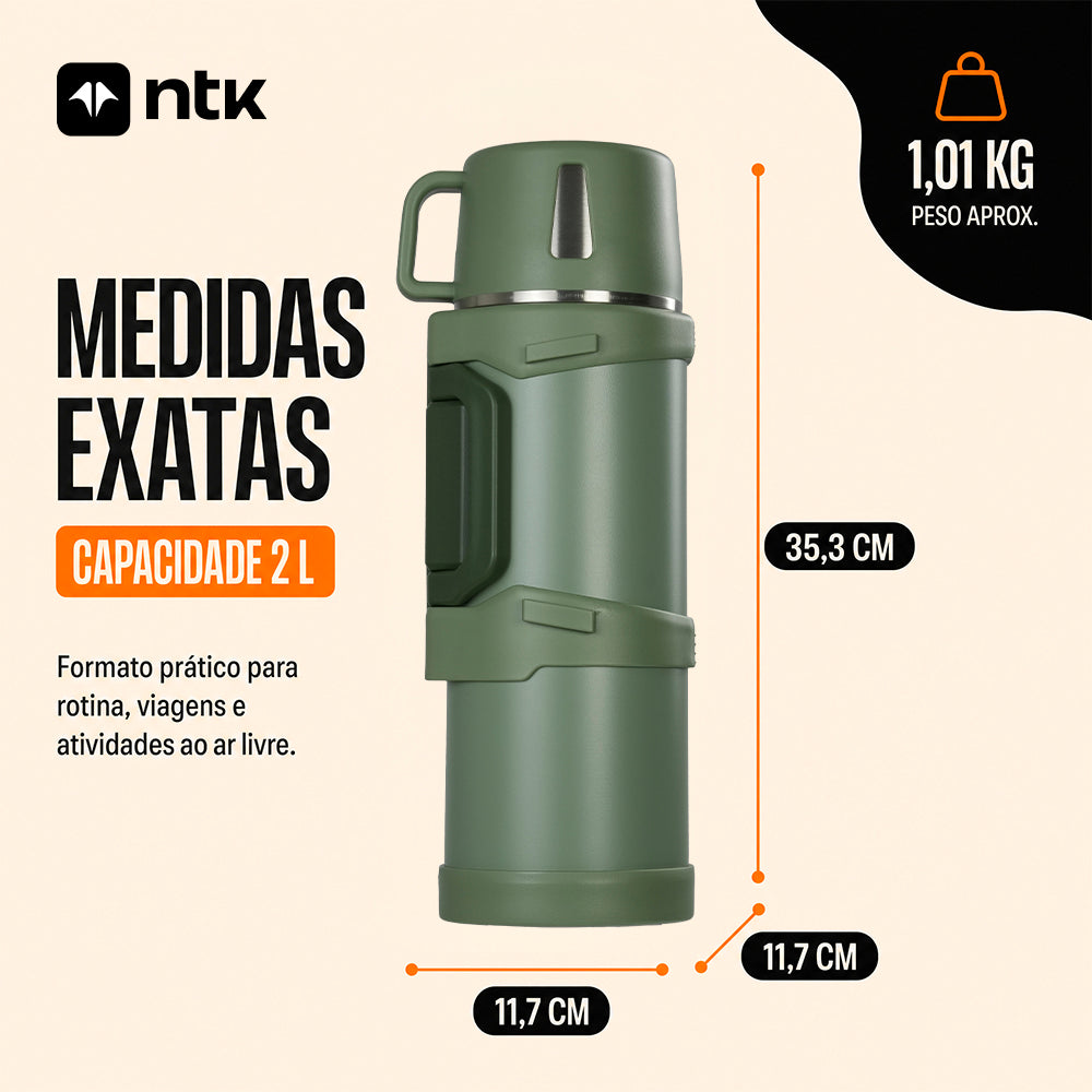 Garrafa Térmica NTK Isomax 2L