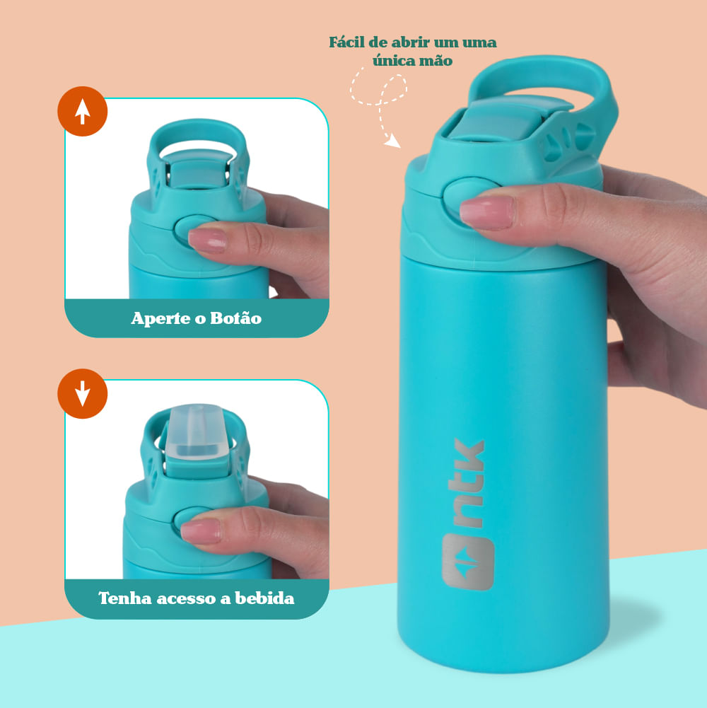 Garrafa Térmica Infantil 350ml Isomax Kids 2 NTK