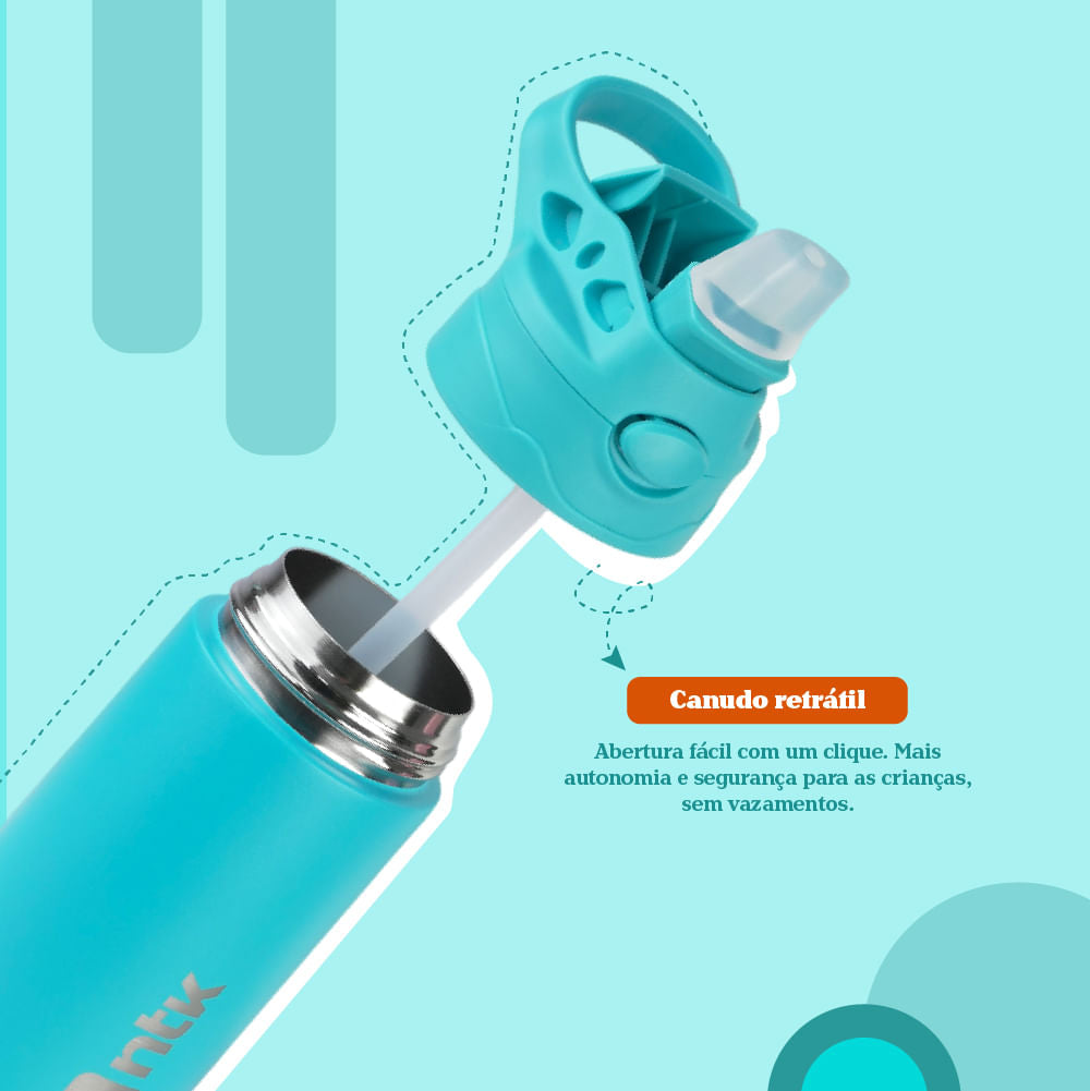 Garrafa Térmica Infantil 350ml Isomax Kids 2 NTK