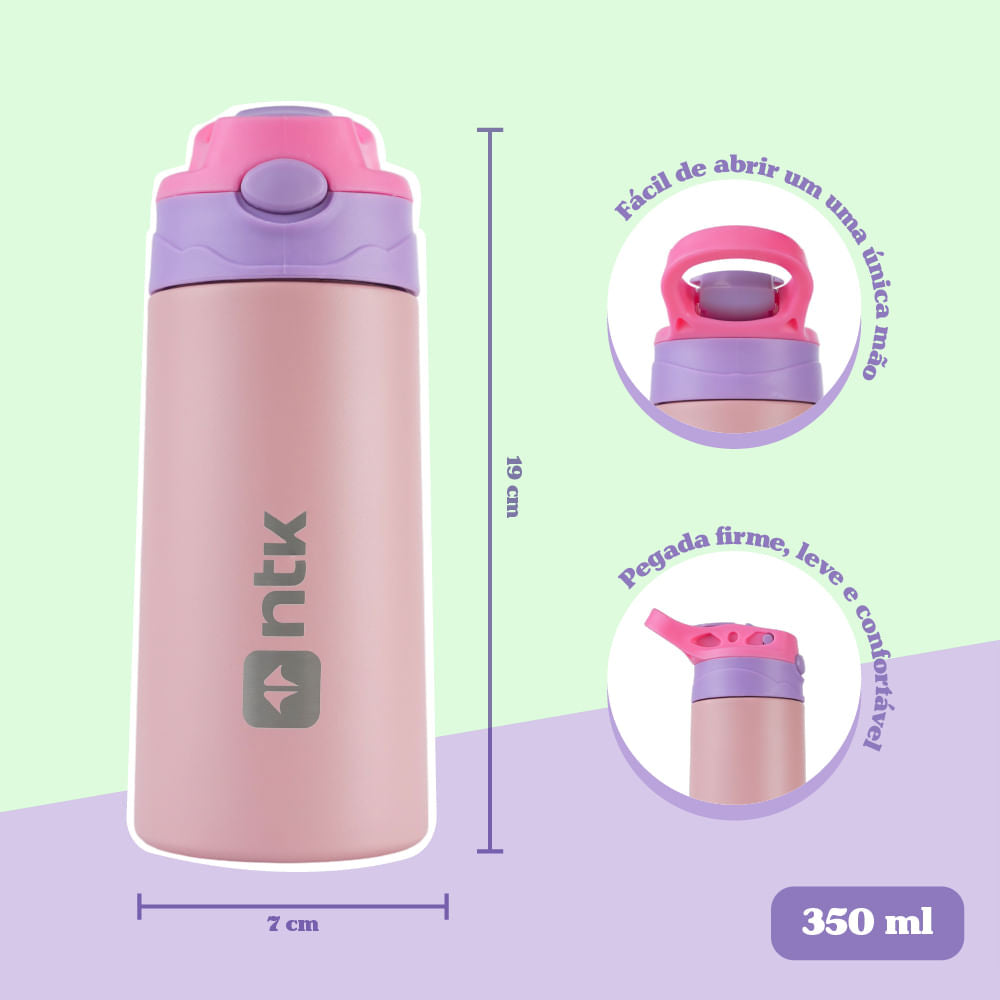 Garrafa Térmica Infantil 350ml Isomax Kids 2 NTK