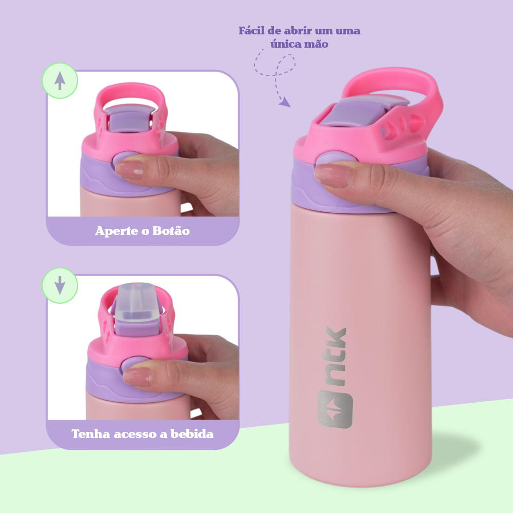 Garrafa Térmica Infantil 350ml Isomax Kids 2 NTK