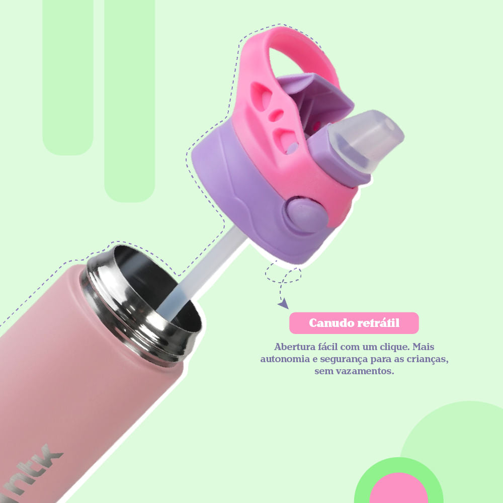 Garrafa Térmica Infantil 350ml Isomax Kids 2 NTK