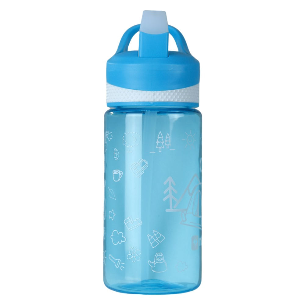 Garrafa Tritan Kids Polipropileno 550ml Azul NTK