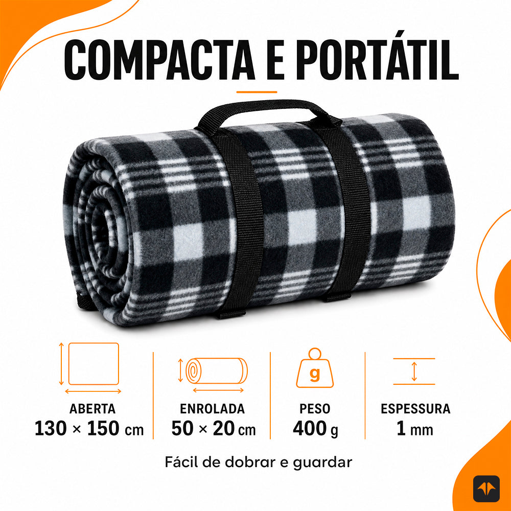 Manta de Camping e Piquenique Forester NTK 130 x 150 cm