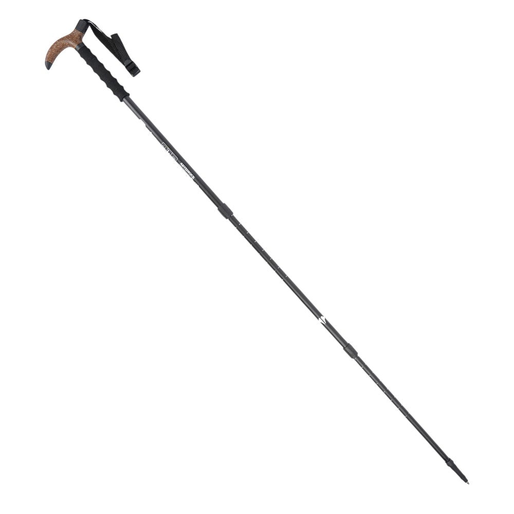 Bastão de Caminhada Retrátil 65,5 a 135 cm NTK T Grip – Sistema Antishock e 3 Ponteiras