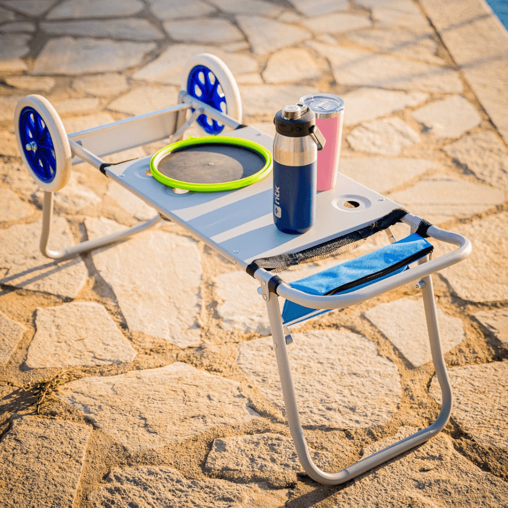 Carrinho Dobrável Transporte e Mesa Beach Cargo NTK