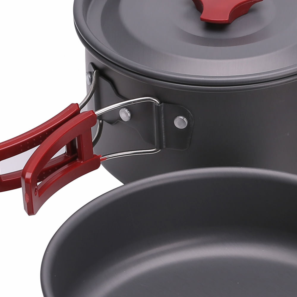 Conjunto de Panelas Camp 3 com 9 Peças NTK