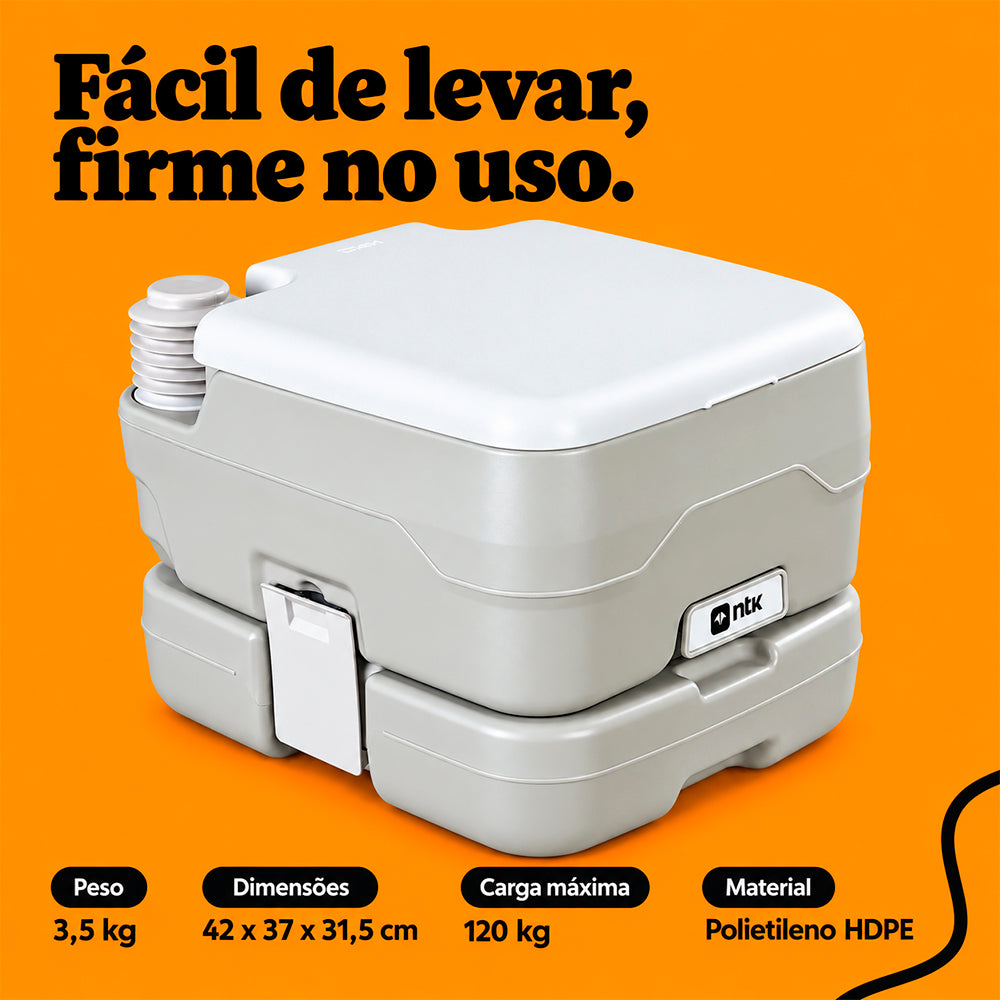 Banheiro Químico Portátil Ecocamp 10L NTK