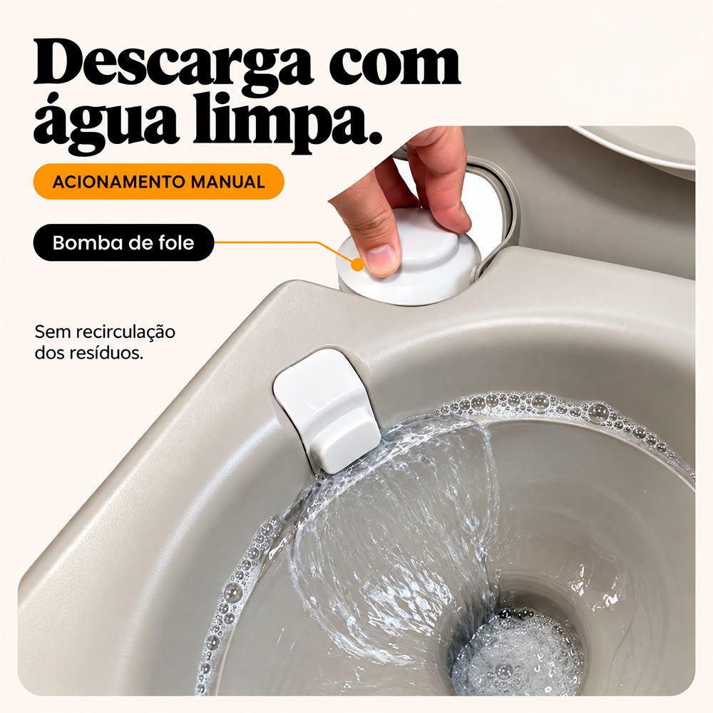 Banheiro Químico Portátil Ecocamp 10L NTK