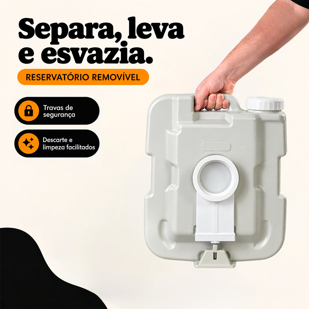 Banheiro Químico Portátil Ecocamp 10L NTK