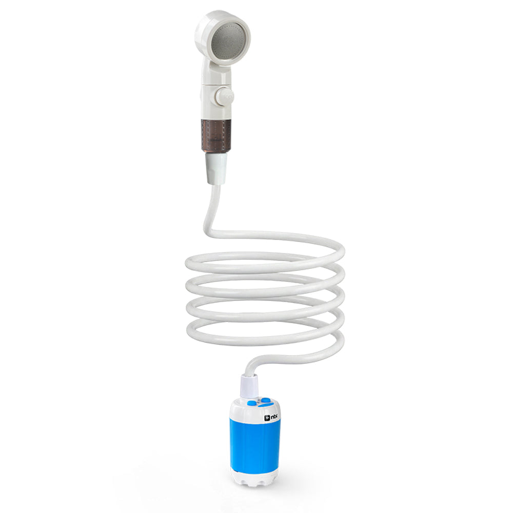 Ducha Recarregável Tucano NTK USB-C 2,2m com Controle de Vazão e 3 Modos