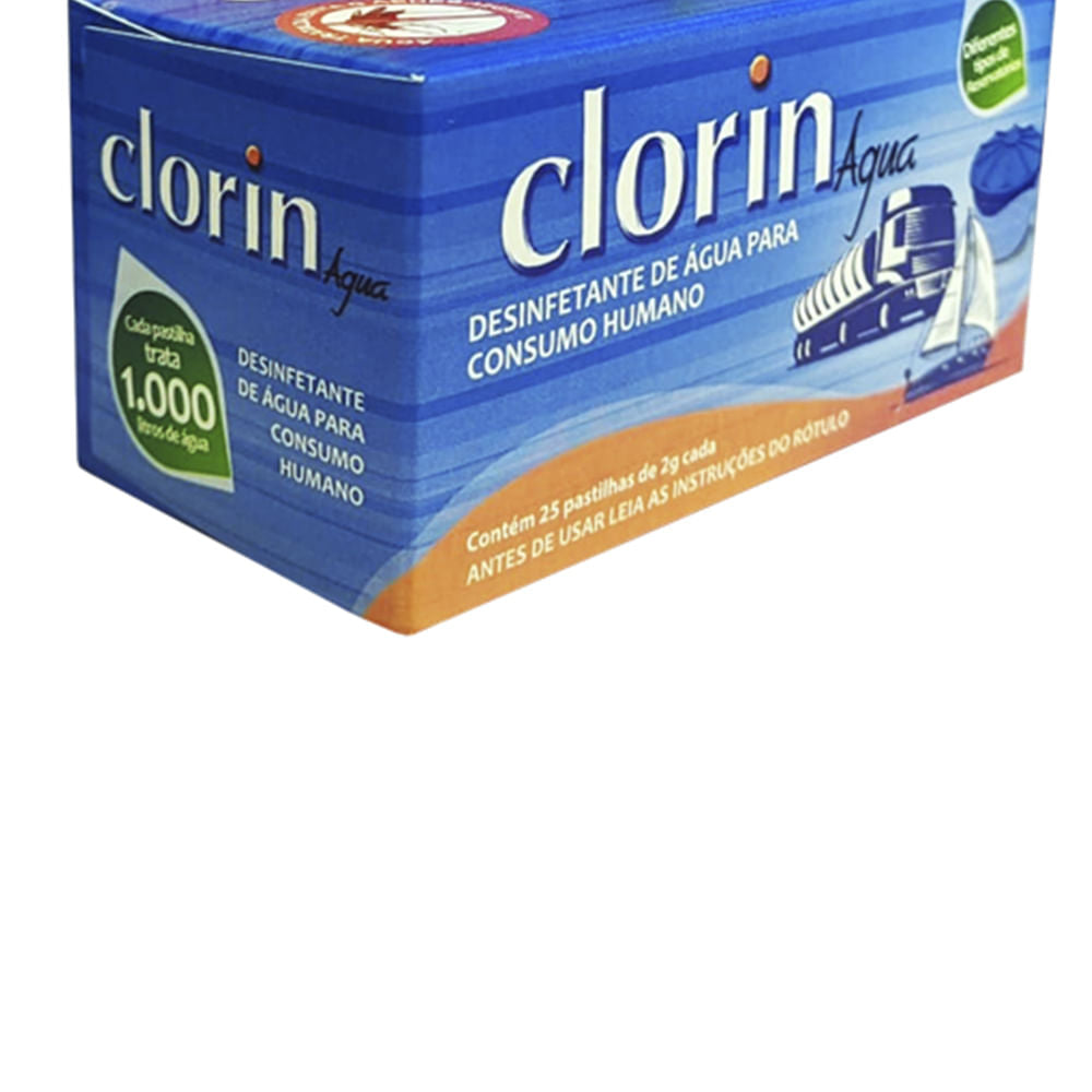 Clorin 1000 NTK - Caixa com 25 pastilhas