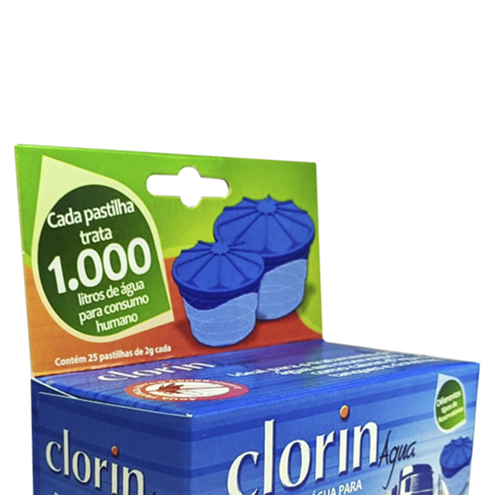Clorin 1000 NTK - Caixa com 25 pastilhas
