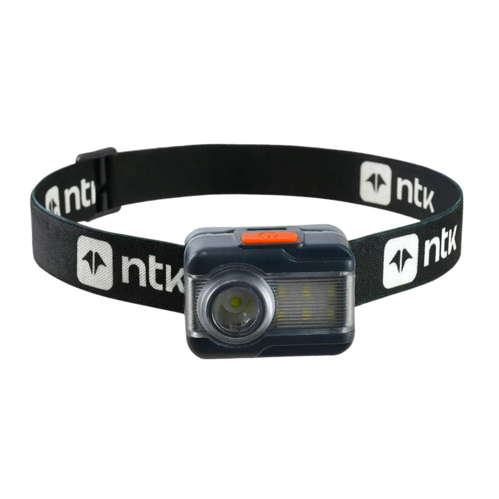 Lanterna de Cabeça NTK Dual 400 Lumens com Carregamento Híbrido