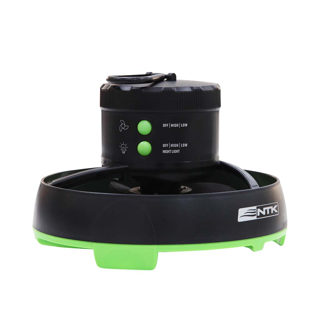 Lanterna e ventilador Vento de 400 lúmens com função Power Bank e recarregável via USB NTK