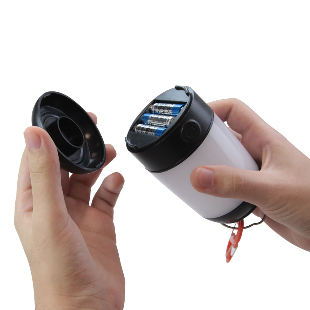 Mini lampião Toledo de 150 lúmens a pilha (3x AAA) NTK