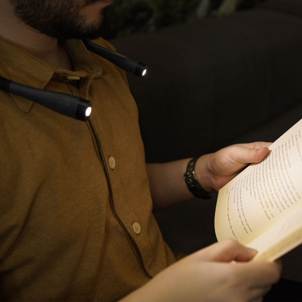 Lanterna de Pescoço de 80 Lúmens