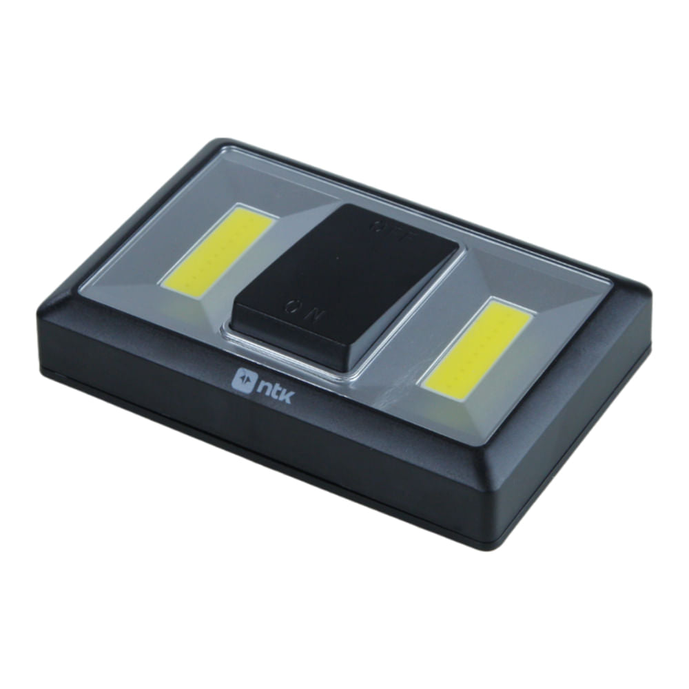 Lanterna Switch NTK Potência 220 lumens e 2 LEDs COB Brancos de 3 Watts, Caixa com 12 Unidades