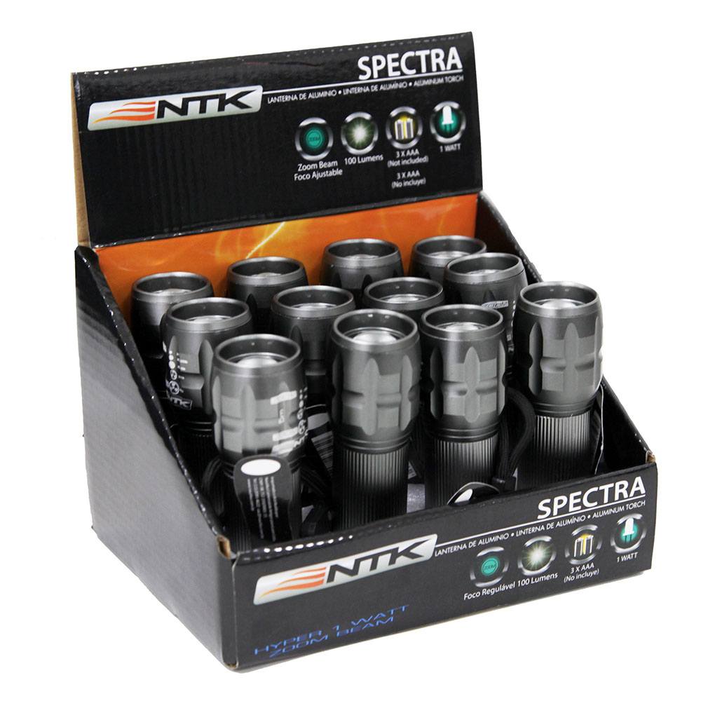 Lanterna de mão NTK Spectra de 100 lúmens - Caixa com 12 peças