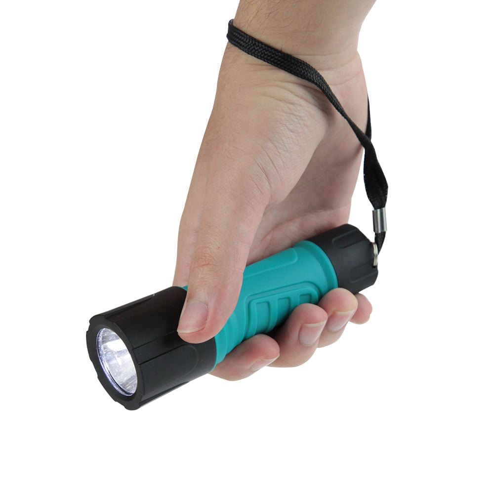 Lanterna de mão Canon de 100 lúmens a pilha (3x AAA) NTK - Embalagem com 12 peças