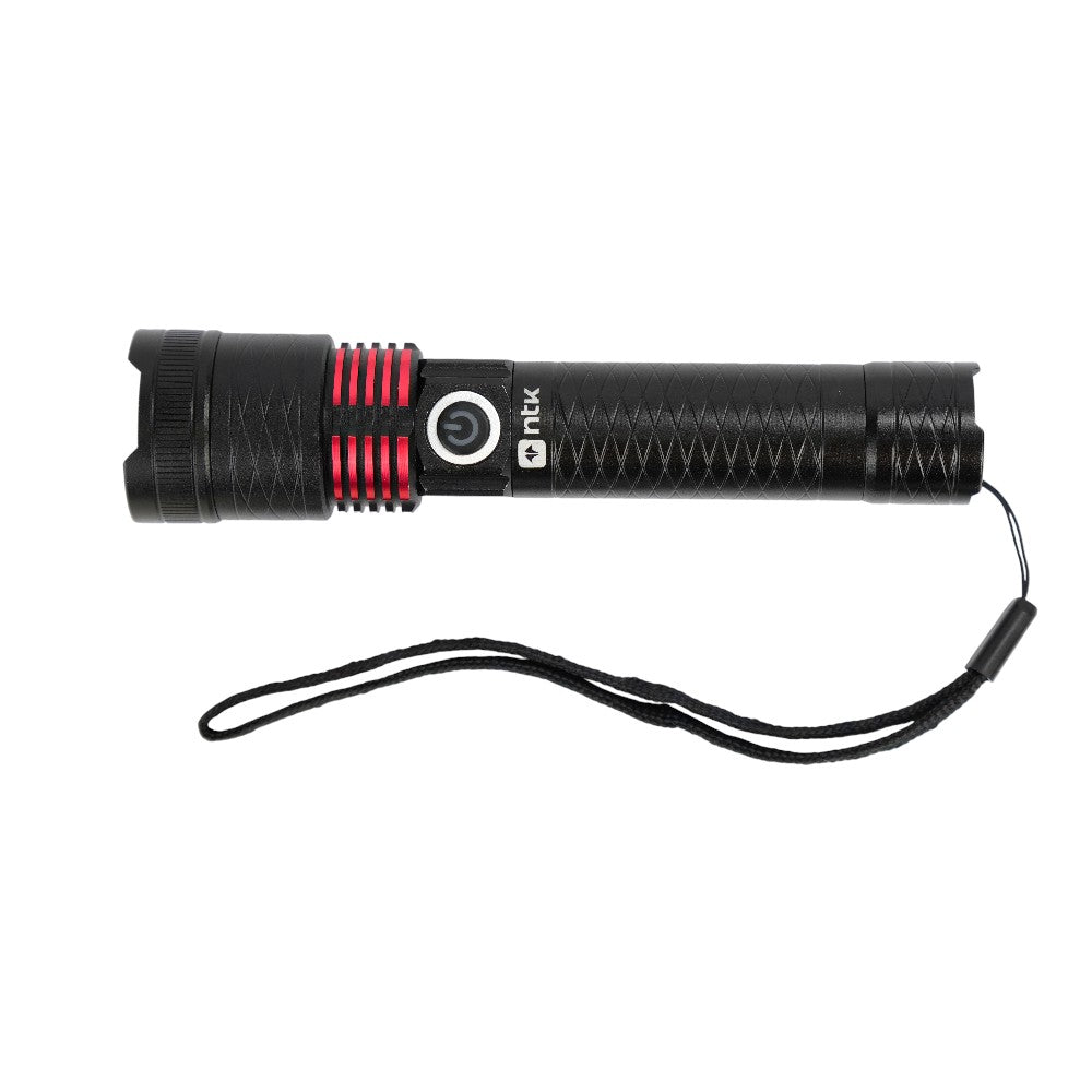 Lanterna de Mão NTK Hunter 350 Lúmens | Foco Ajustável e Recarregável