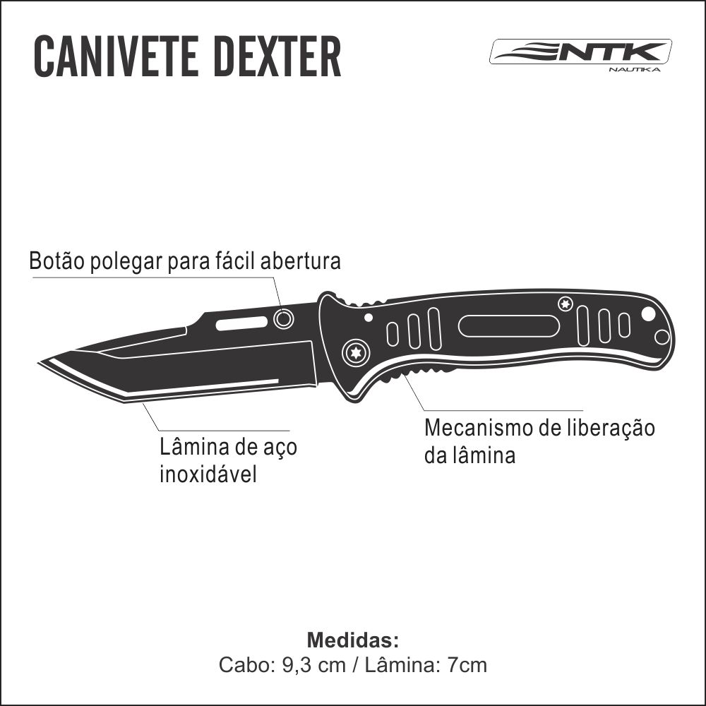 Canivete Dexter NTK (Caixa com 12 peças)