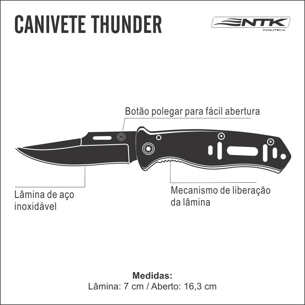 Canivete Thunder NTK