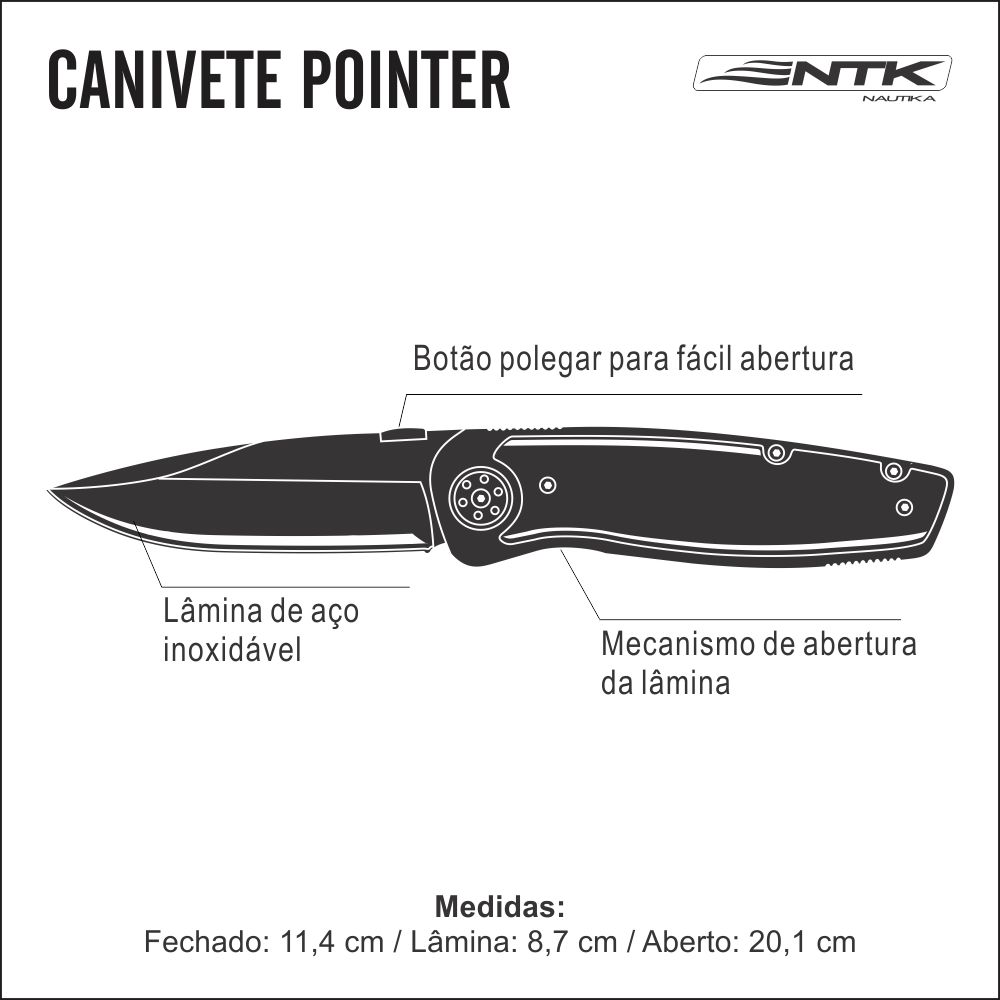 Canivete Pointer NTK