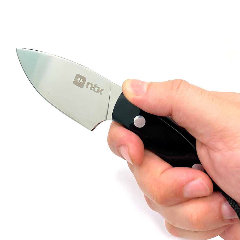 Faca EDC com cabo de alto impacto e bainha NTK