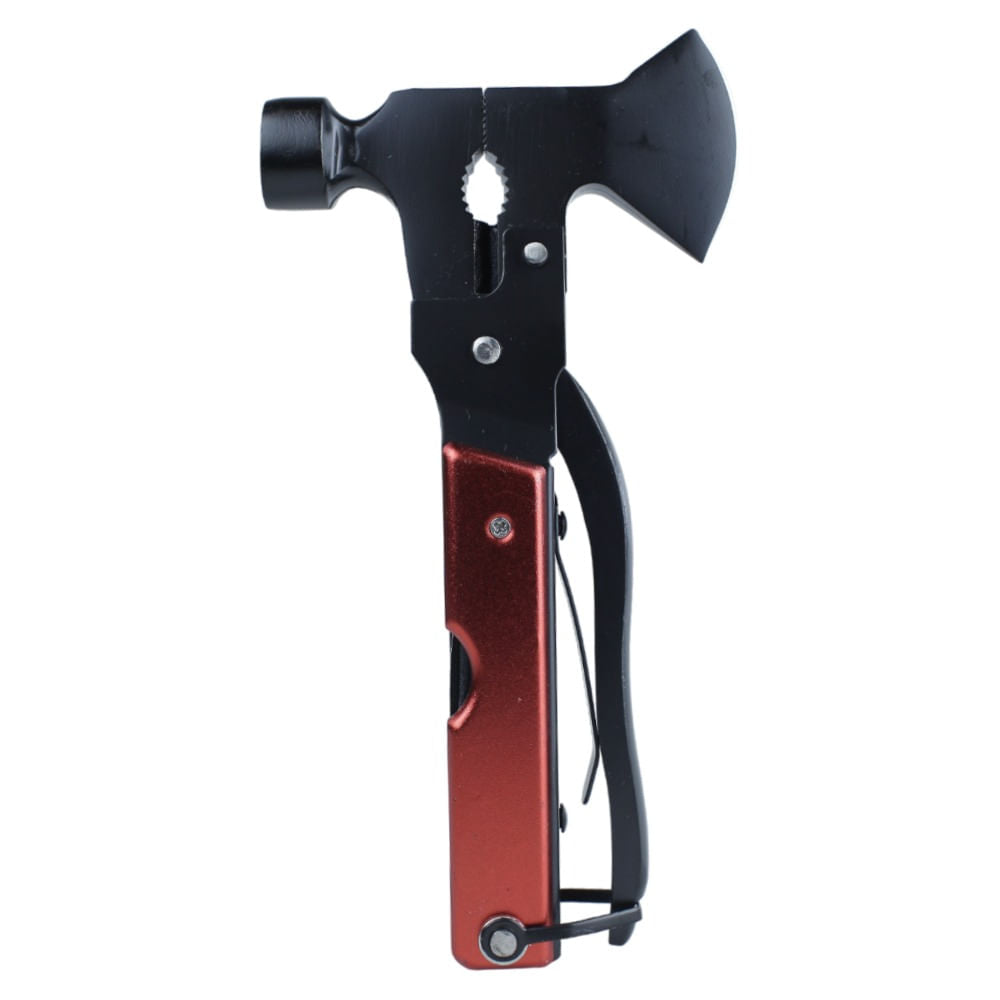 Machado Multiuso Magaiver NTK em Aço Compacto e Diversas Funções para Camping