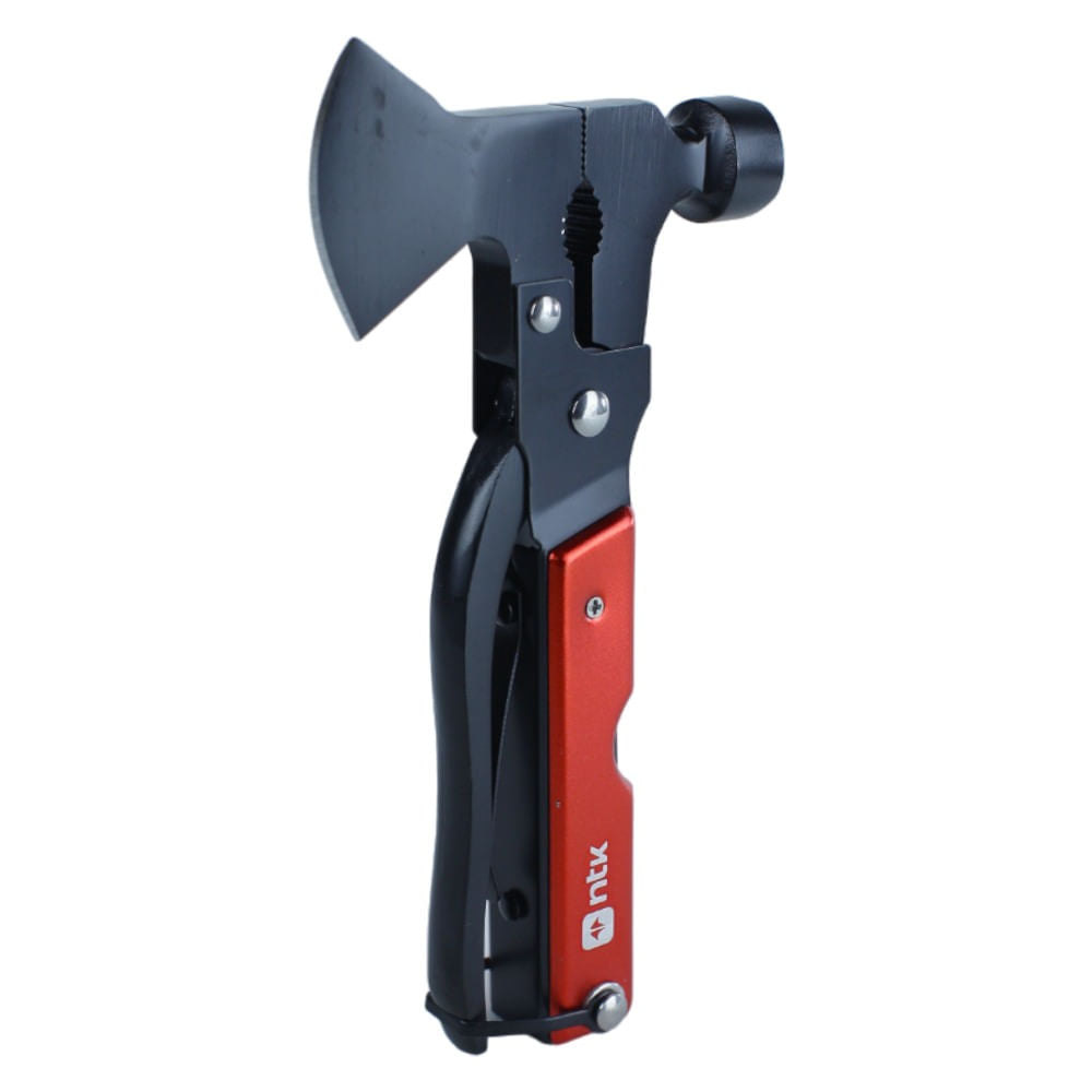 Machado Multiuso Magaiver NTK em Aço Compacto e Diversas Funções para Camping