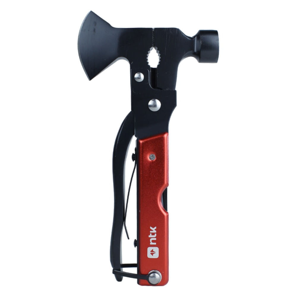 Machado Multiuso Magaiver NTK em Aço Compacto e Diversas Funções para Camping