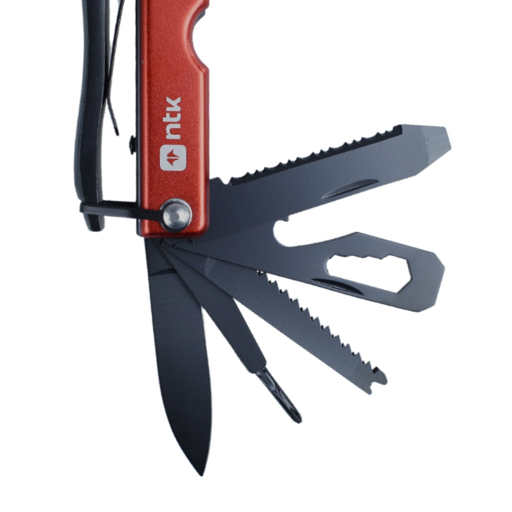 Machado Multiuso Magaiver NTK em Aço Compacto e Diversas Funções para Camping