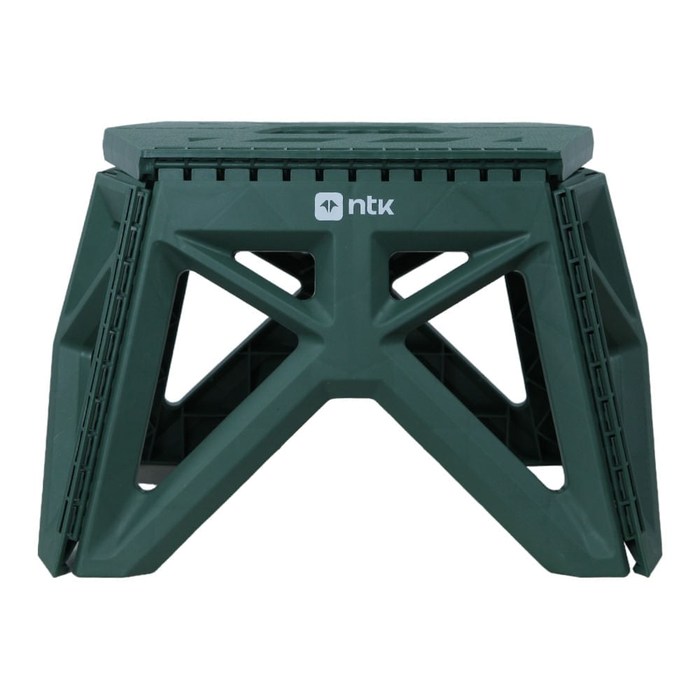 Banqueta Dobrável para Camping Step 1 Verde NTK