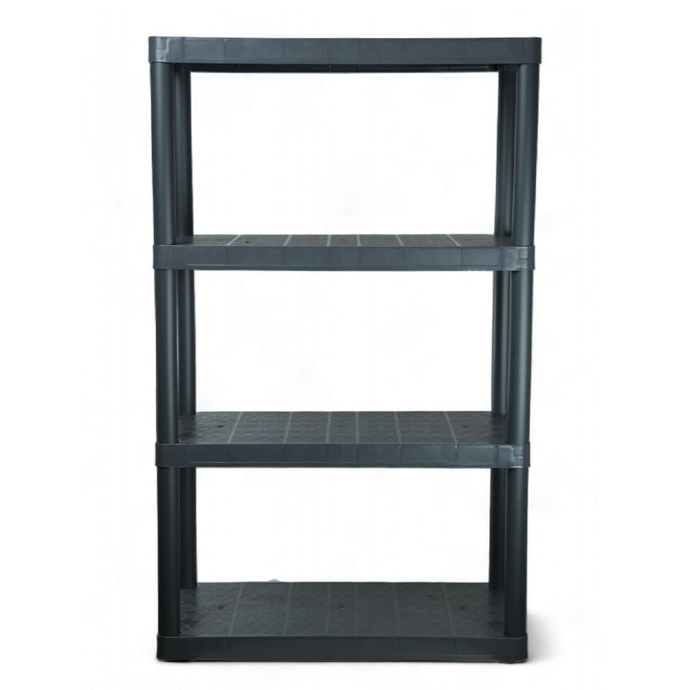 Estante Multiuso 4 Prateleiras Estrutura Plástica 95 x 57,3 Cinza NTK