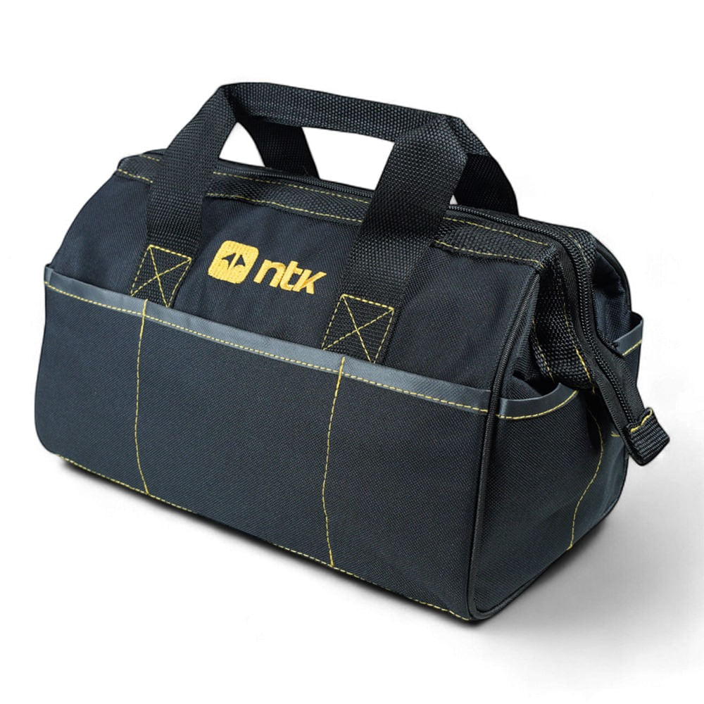 Bolsa para Ferramentas TOOL BAG PATROL M em Poliéster 600D Preto e Laranja NTK