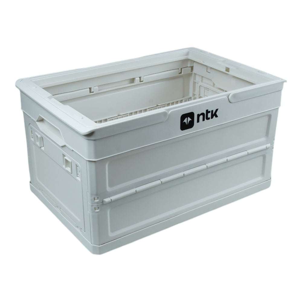 Caixa de Armazenamento Camp Boxx P Estrutura Compactável Espaçosa Branco NTK