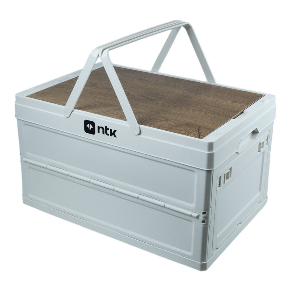 Caixa de Armazenamento Camp Boxx G Estrutura Compactável Espaçosa Branco NTK