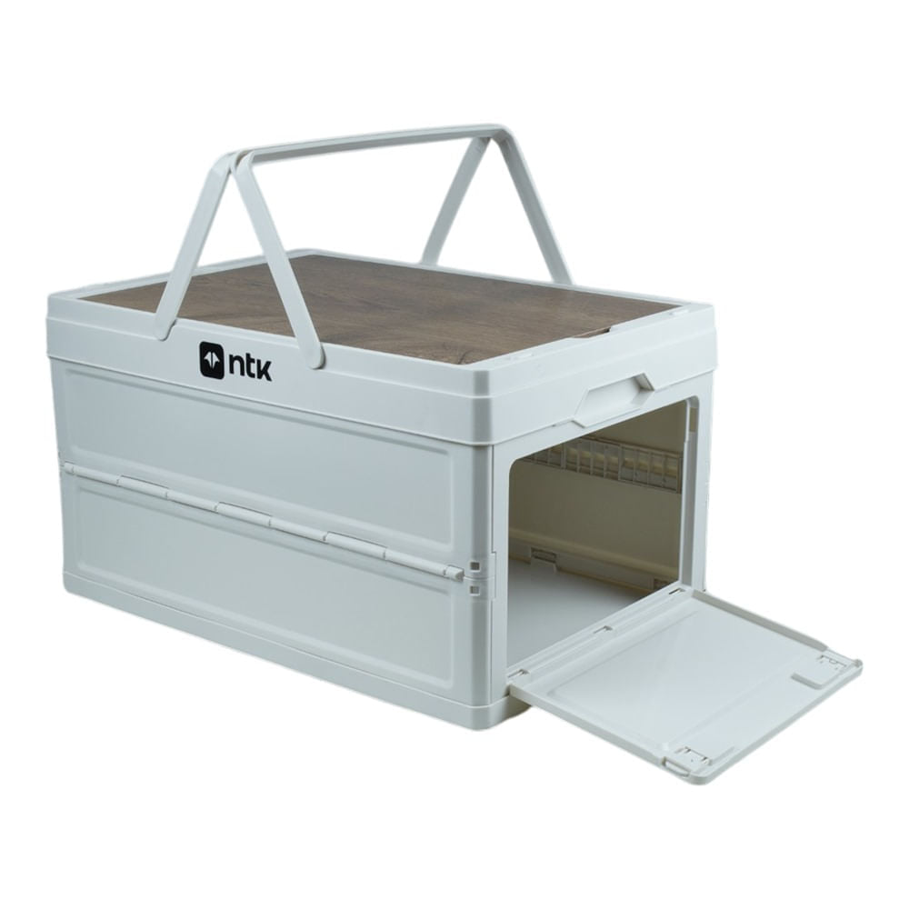 Caixa de Armazenamento Camp Boxx G Estrutura Compactável Espaçosa Branco NTK