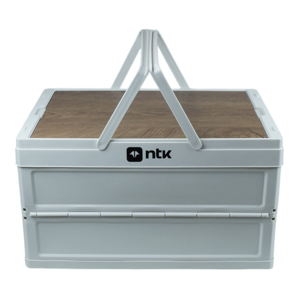 Caixa de Armazenamento Camp Boxx G Estrutura Compactável Espaçosa Branco NTK