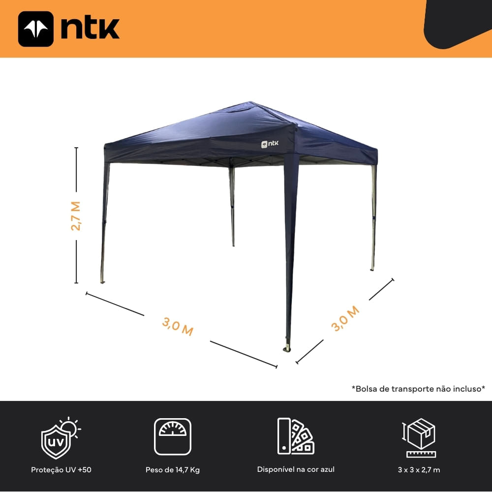 Gazebo 3x3 Trixx One Touch NTK FPS +50
