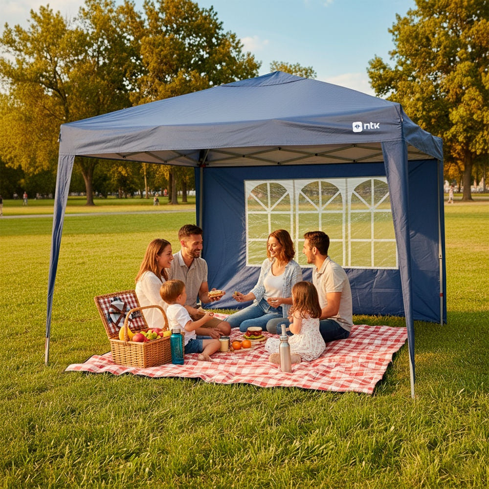 Parede para Gazebo NTK 3x3 com Janela e Fecho em Velcro