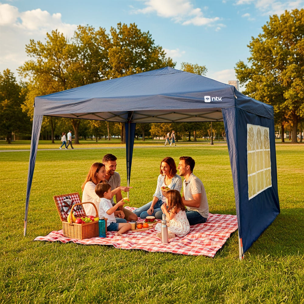 Parede para Gazebo NTK 3x3 com Janela e Fecho em Velcro