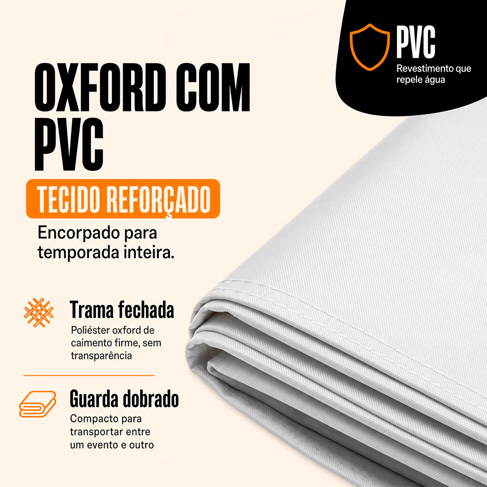 Teto para Gazebo NTK Remixx 6x3 com Proteção Solar FPS 50 e PVC