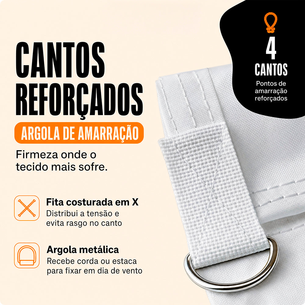 Teto para Gazebo NTK Remixx 6x3 com Proteção Solar FPS 50 e PVC