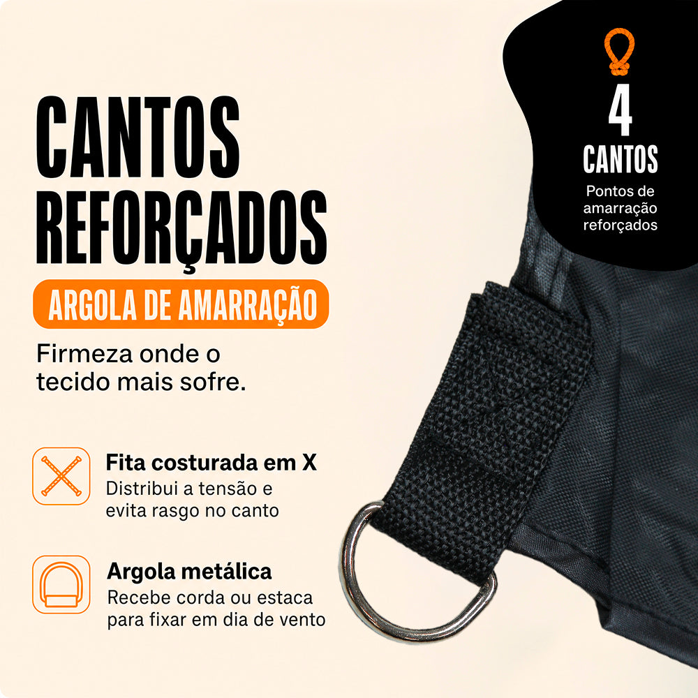 Teto para Gazebo NTK Remixx 6x3 com Proteção Solar FPS 50 e PVC